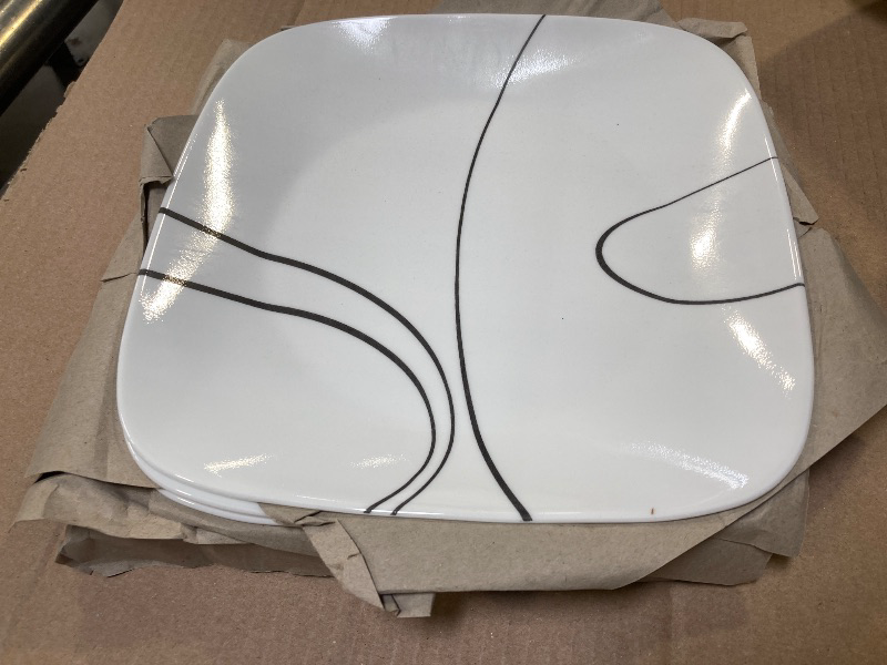 Photo 1 of 6pcs---Corelle® Simple Lines 10.5" Dinner Plate
