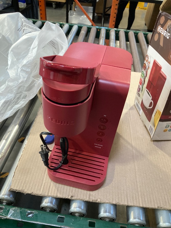 Photo 1 of Keurig K-Express Essentials Single Serve K-Cup Pod Coffee Maker, Red, Regular