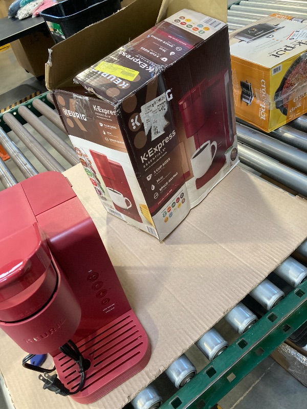 Photo 1 of Keurig K-Express Essentials Single Serve K-Cup Pod Coffee Maker, Red, Regular