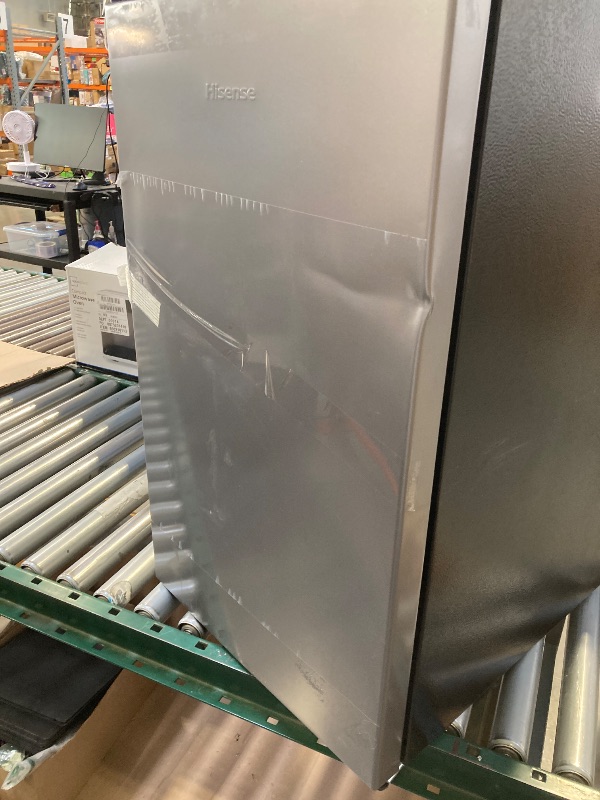 Photo 1 of Smalls dent--USed---Hisense 4.4 Cu ft Single Door Mini Refrigerator, 1 Year Warranty, Energy Sta