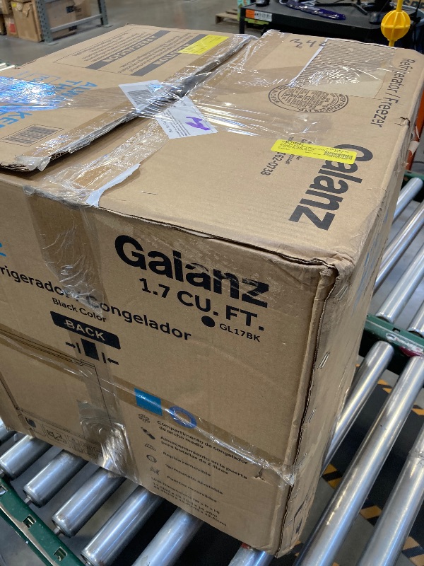 Photo 1 of **PARTS ONLY**--Galanz GL17BK 1.7 cu ft Single-Door Refrigerator, Black 