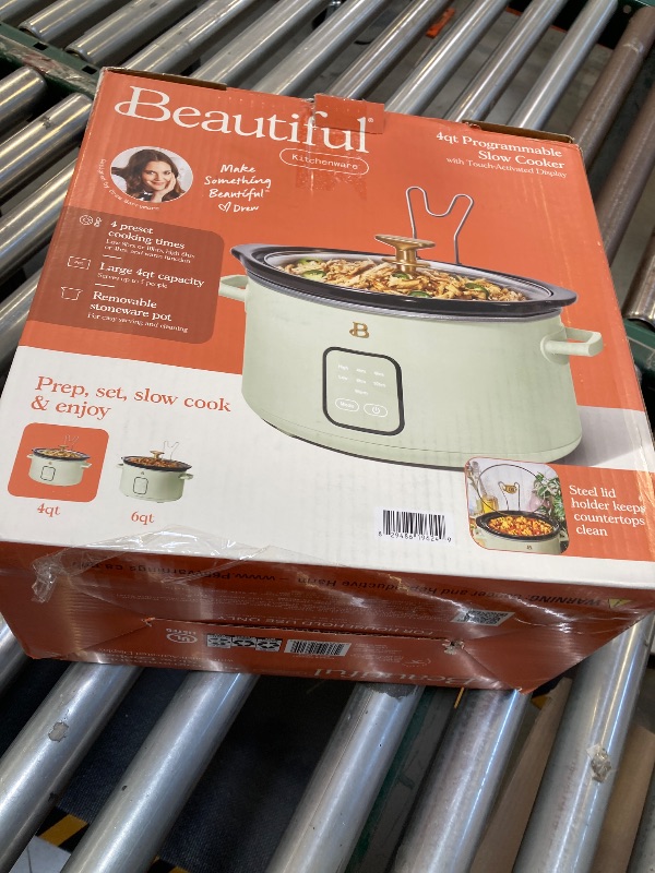 Photo 1 of Made by Gather 19624 Beautiful 4Qt Slow Cooker with Touch-Activated Display,