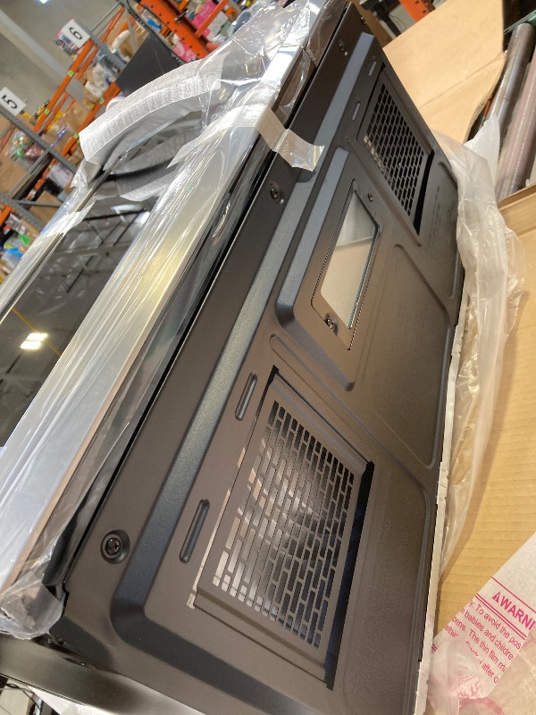 Photo 1 of Small dent on the back---SAMSUNG ME17R7021ES 1.7 cu. ft. Over-the-Range Microwave in Stainless Steel