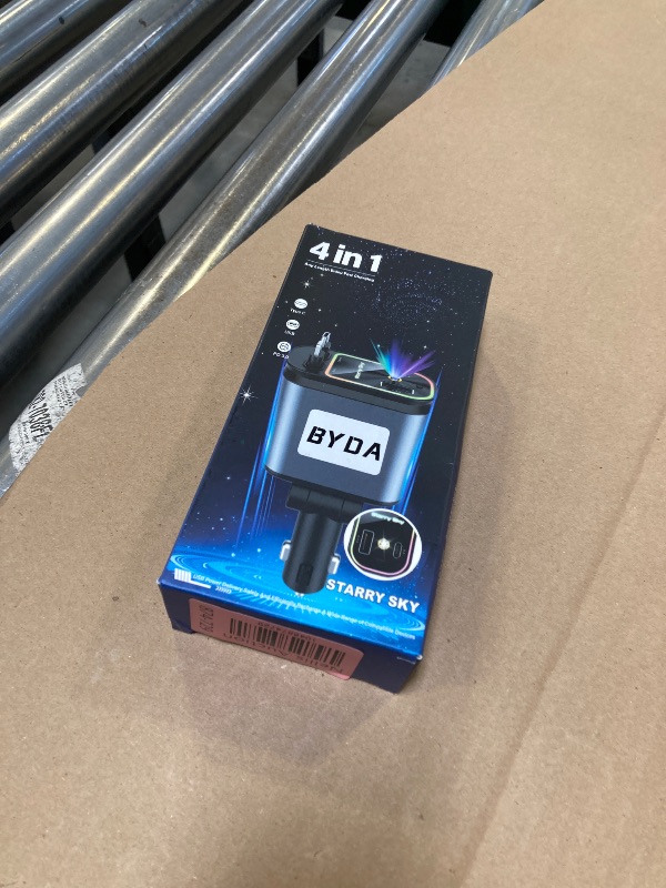 Photo 1 of 4 in 1 Retractable USB C Car Charger,69W with Starry Light,Fast Charging for iPhone 16/15/14/13/12,iPad,Android,Galaxy,Pixel,Cigarette Lighter Adapter (ForLightning+USB-C)