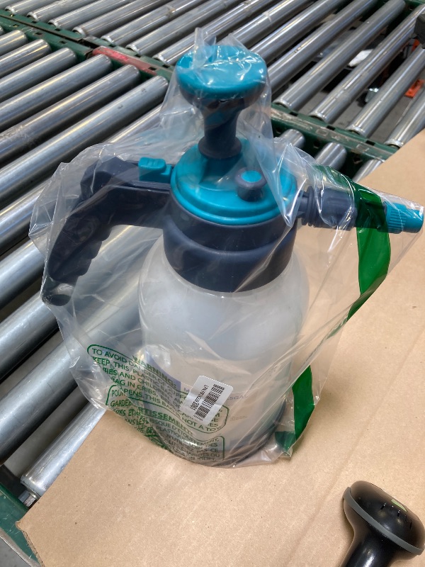Photo 1 of 0.5 Gallon Garden Pump Sprayer, Hand Held Garden Sprayer, Water Spray Unit with Adjustable Nozzle and Extra Extended Spray