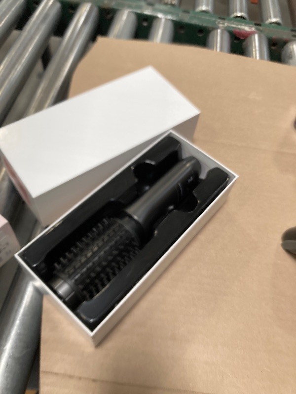 Photo 1 of Cordless Curling Iron Brush, 1.5 Inch Mini Travel Hair Curler with 200 Million Negative Ions, Portable Heated Round Straightener Brush Rechargeable for Curl, Touch-Up, De-Frizz, Styling, Black