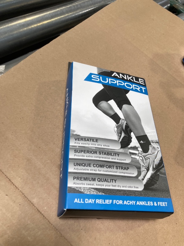 Photo 1 of ABIRAM Ankle Brace for Women & Men, Ankle Compression Sleeve, Foot Sleeve with Wrap, Ankle Support, Foot Brace for Sprained Foot & Arch, Plantar Fasciitis Relief Socks, Achilles Tendonitis, Sports