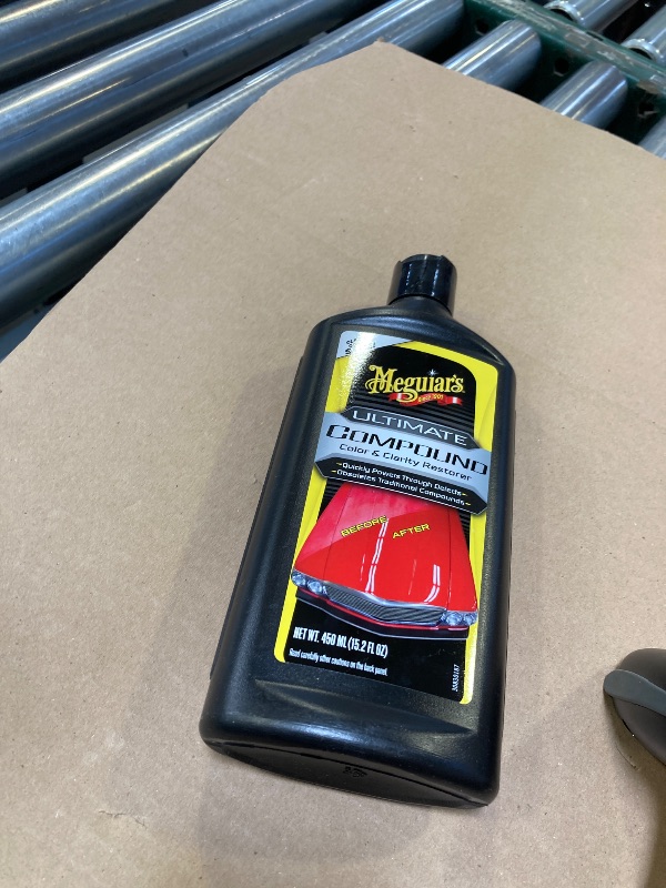 Photo 1 of Meguiar's Ultimate Compound, 20 Oz - Remove Scratches, Swirl Marks and Oxidation While You Restore Color and Clarity for a Showroom Shine - Safe and Effective on All Glossy Paints and Clear Coats