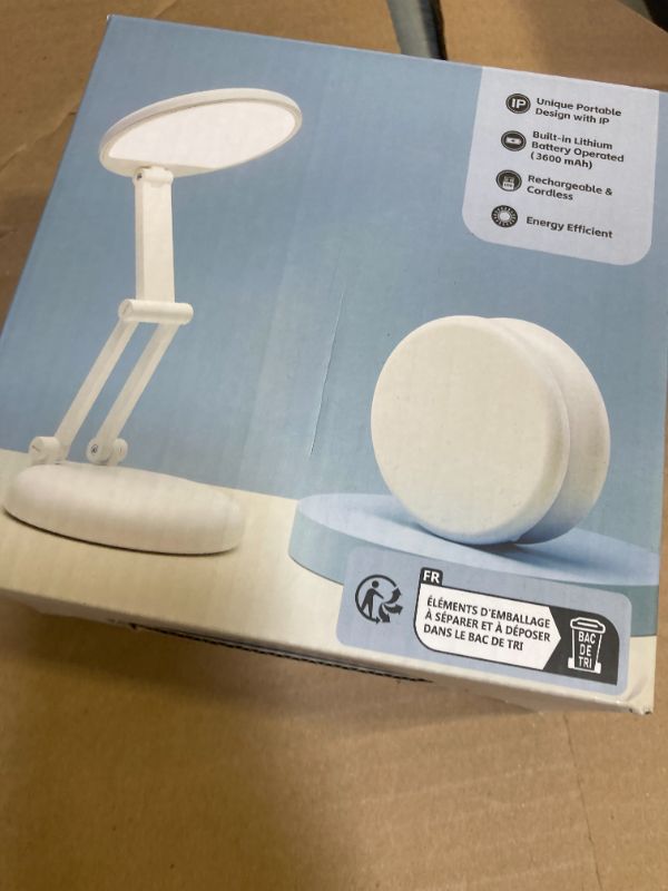 Photo 1 of COOLNIGHT Cordless Table Lamp,10 Brightness Battery Operated Table Lamp,3600 mAh Rechargeable Table Lamp,Portable Lamp Foldable Table Lamp Small Table Lamp,Battery Operated Table Lamp Wireless Lights