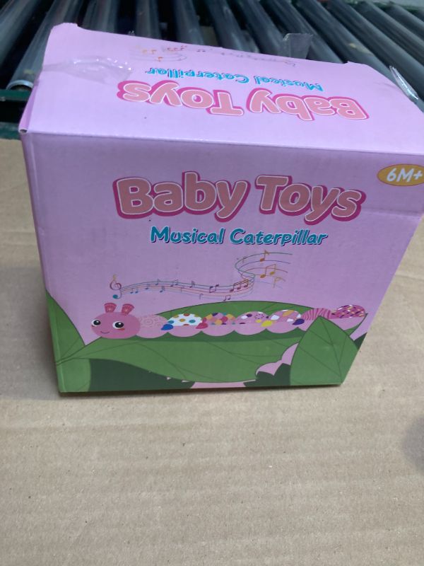 Photo 1 of KMUYSL Baby Toys 0-6 6-12 Months, Sensory Music Animal Stuffed Toy for 0 1 2 3 4 5 6+ Months, Plush Toy with Crinkle and Rattles for Infant Newborn, Tummy Time Toys Gifts for 0-3-6-12 Month