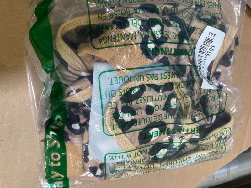 Photo 1 of FUAMEY Recovery Suit for Dogs After Surgery,Soft Breathable Dog Bodysuit E-Collar & Cone Alternative Surgical Suit,Male Female Dog Neuter Spay Suits Anti Licking Wounds Onesie Brown Leopard L