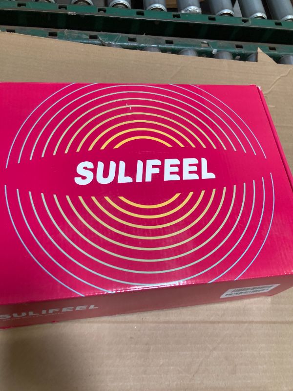 Photo 1 of SULIFEEL Rainbow Unicorn 4 Size Adjustable Light up Roller Skates for Girls Boys for Kids Beginners Rollerskates Pink Small
