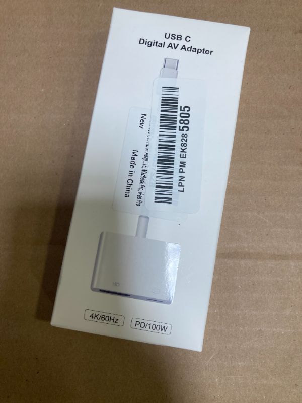 Photo 1 of AIRSKY USB C to HDMI Adapter for iPhone 15/16, USBC to HDMI Adapter for iPhone to tv, 100W Fast Charging & 4K@60Hz, Compatible with iPhone 15, iPhone 16, MacBook Pro, iPad Pro