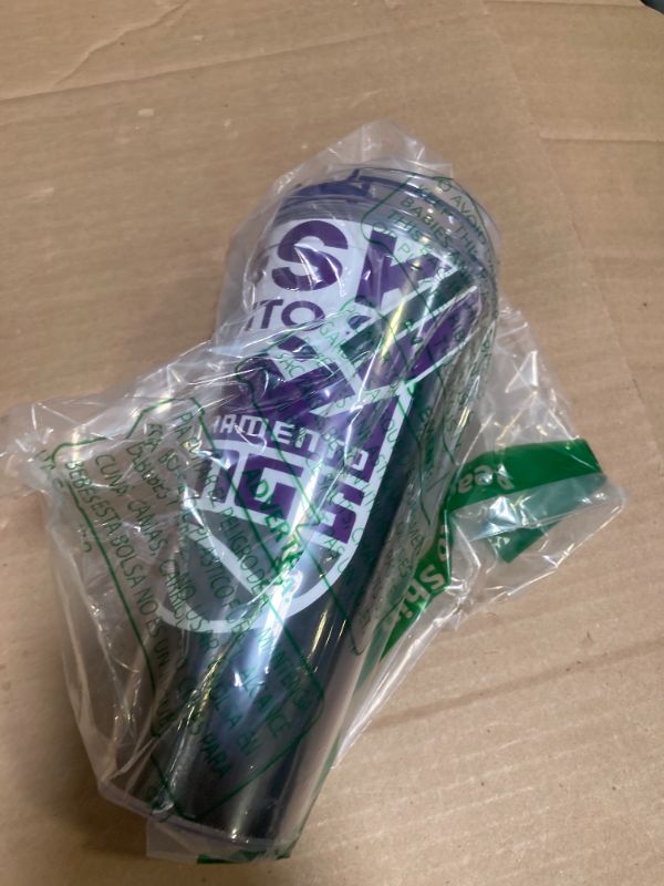 Photo 1 of Rico Industries NBA Basketball Sacramento Kings 24oz Acrylic Tumbler with Hinged Lid, Officially Licensed Double Wall Tumbler with Straw
