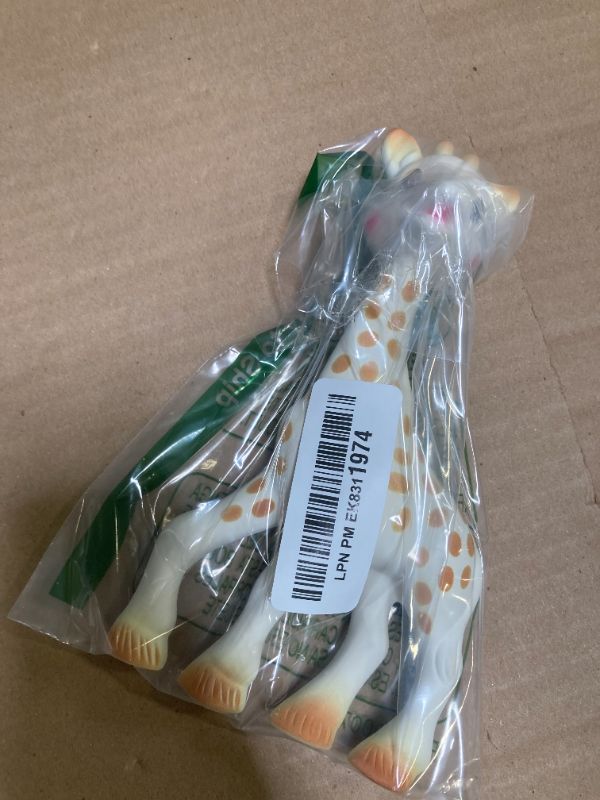 Photo 1 of Sophie la girafe | Handcrafted for 60 Years in France | 100% Natural Rubber | Designed for Teething Babies | Awaken All 5 Senses | Easy to Clean | Pack of 1