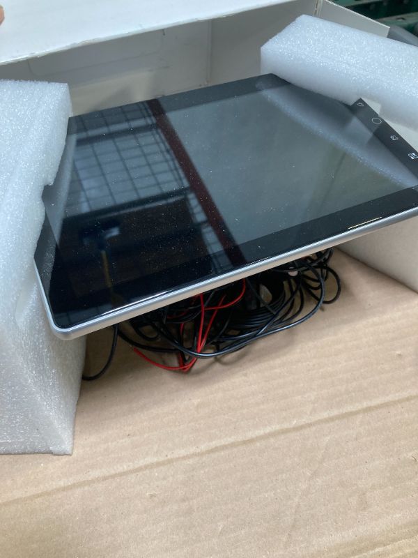 Photo 1 of 10.1 inch Single Din Car Stereo with CarPlay and Android Auto, Detachable Touch Screen Radio with Mirror Link/1080P/EQ Audio/SWC/Bluetooth +Backup Camera+MIC