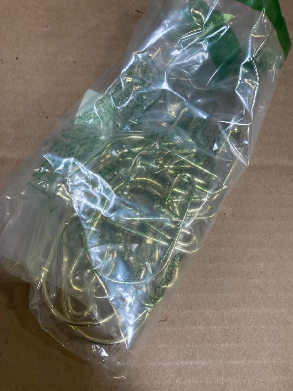 Photo 1 of AmazerBath Shower Curtain Hooks, Gold Shower Curtain Hooks Rust Proof, Non-Slip Simple Double Hook Shower Curtain Hooks for Shower Curtain, Sturdy Shower Curtain Rings, 12Pcs
