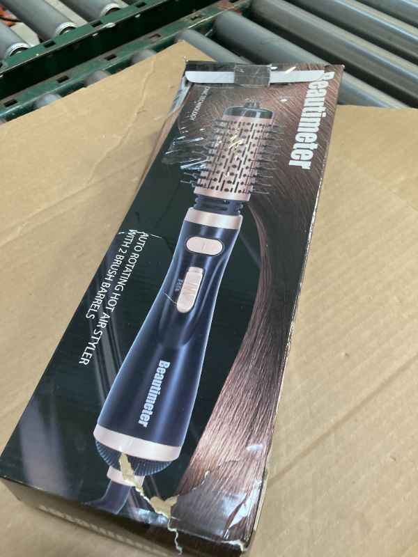 Photo 1 of Beautimeter Hair Dryer Brush 3-in-1 Hair Styler, Rotating Blow Dryer Brush with 2-Inch and 1.5-Inch Brushes