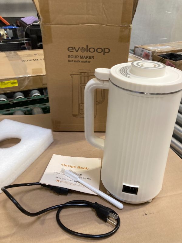 Photo 1 of 8 in 1 Automatic Nut Milk Maker, 40oz Plant Based Milk Machine for Homemade Almond, Oat, Coconut, Soy Milk & Non-Dairy Beverages with Delay Start/Self-Cleaning/Boil Water/Juice, Cream