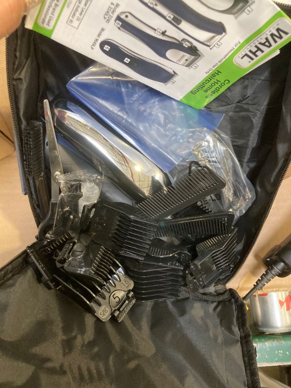 Photo 1 of Wahl USA Clipper Rechargeable Lithium Ion Cordless Haircutting Clipper & Battery Trimming Combo Kit – Electric Clipper for Grooming Heads, Beards, & All Body Grooming – Model 79600-2101P