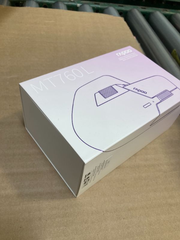 Photo 1 of Rapoo MT760 Multi-Device Wireless Mouse, Bluetooth 5.0 and 2.4G Multi-Mode Connection, Up to 4 Devices, 11 Programmable Buttons, 4K DPI, 90 Days Battery Life, PC, Light Grey