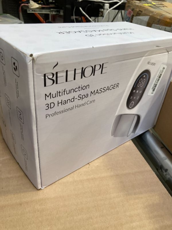 Photo 1 of Hand Massage Device with 9 Modes and 4 Heating Options for Hot and Cold Therapy Hand and Wrist Massager for Arthritis and Carpal Tunnel Relief Ideal Home Gift for Women Men Father's Day