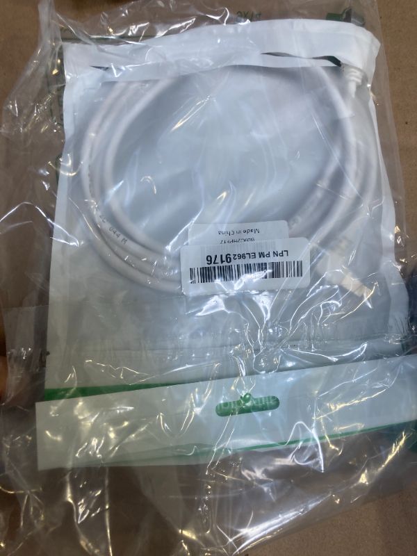 Photo 1 of JUXINICE Cat6 Ethernet Cable Right Angle White 6FT, 90 Degree CAT 6 Ethernet Patch Cable RJ45 LAN Cable Gigabit Network Cable for PC, Router, Modem, Xbox, PS4, PS3 (Downward Angle 6feet)