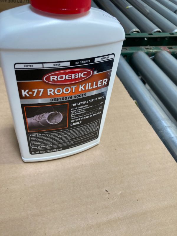 Photo 1 of Roebic K-77 Root Killer: Clears Pipes, Stops New Growth, Works for Sewer and Septic Systems - 32 Ounce