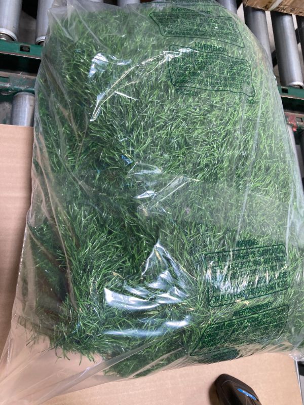 Photo 1 of LOOBANI Realistic Artificial Grass Rug Indoor Outdoor, Dog Grass Mat with Drainage Holes and Replacement Artificial Grass Turf, Fake Grass for Garden Lawn Landscape Balcony Decoration, 4 Feet x 6 Feet