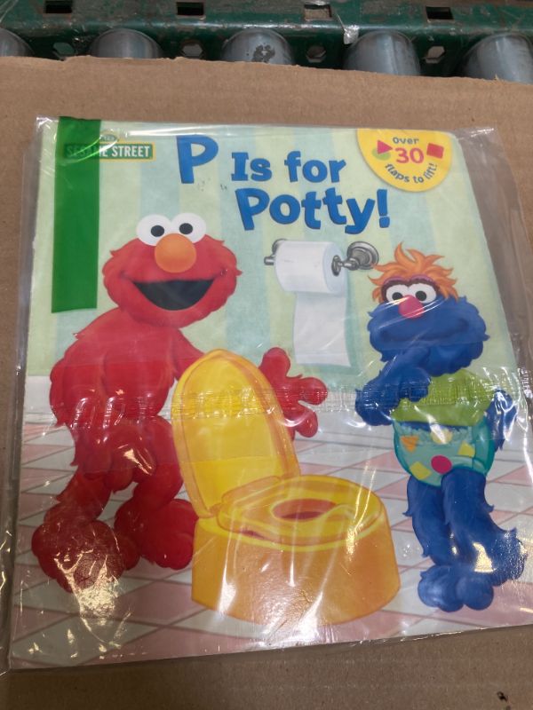 Photo 1 of P is for Potty! (Sesame Street) (Lift-the-Flap)