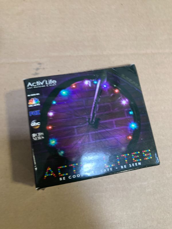 Photo 1 of Activ Life LED Bike Wheel Lights with Batteries Included, Get 100% Brighter and Visible from All Angles for Ultimate Safety & Style (1 Tire Pack, Galactic)