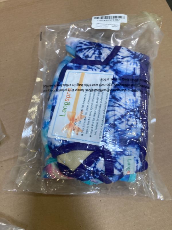 Photo 1 of Langsprit Washable Female Dog Diapers (3 Pack) - No Leak Reusable Diapers for Doggy Female in Period - Highly Absorbent Dog Heat Panties with Adjustable Snaps Colourful L Size
