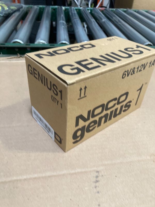Photo 1 of NOCO GENIUS1: 1A 6V/12V Smart Battery Charger – Automatic Maintainer, Trickle Charger & Desulfator with Overcharge Protection & Temperature Compensation – For Lead-Acid & Lithium Batteries