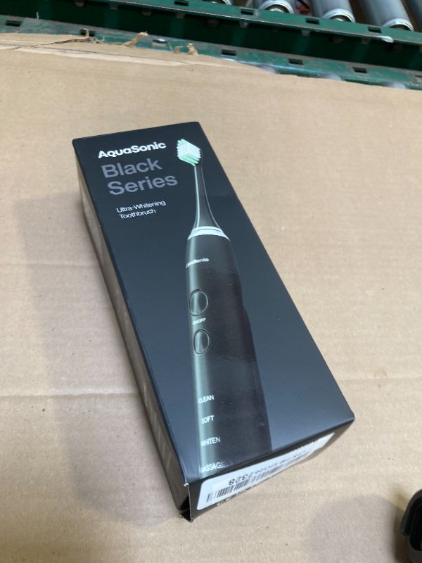 Photo 1 of Aquasonic Black Series Ultra Whitening Toothbrush – ADA Accepted Electric Toothbrush- 8 Brush Heads & Travel Case – 40,000 VPM Electric Motor & Wireless Charging - 4 Modes w Smart Timer