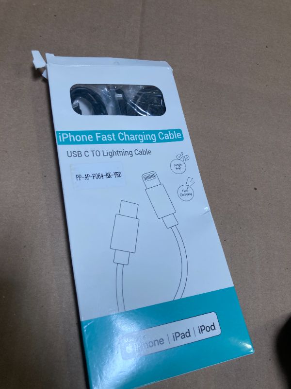Photo 1 of Quntis USB C to Lightning Cable, 3 Pack 6FT MFi Certified iPhone 14 Fast Charger Cord, Type C iPhone Rapid Charging Cable for iPhone 14 13 12 11 Pro Max Xs Max XR X 8 Plus 8 iPad Pro, Black