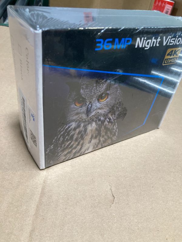 Photo 1 of Night Vision Goggles - 4K Night Vision Binoculars with 5000mAh Rechargeable Battery, 32GB TF Card can Save Photo and Video, 3'' HD Screen for Camping & Security, Black***factory sealed