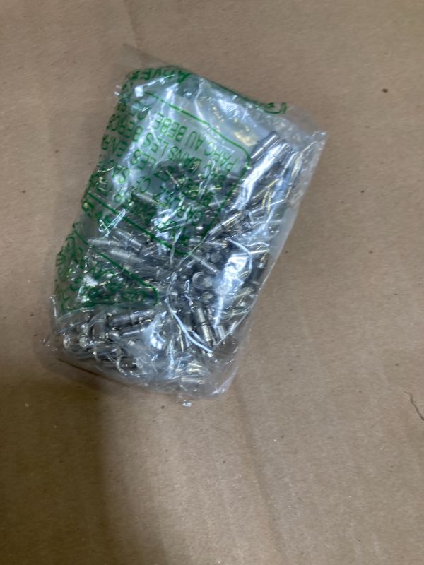 Photo 1 of 120 Pcs Shelf Pins 5mm Shelf Holder Support Pins Made from Nickel Plated Metal Material Shelf Pegs are Sturdy and Durable for Furniture Shelves Bracket.