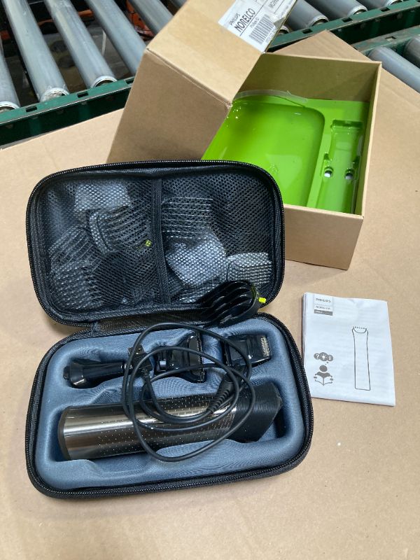 Photo 1 of Philips Norelco Multigroom 9000 Series, All-in-One Trimmer, Beard Trimmer and Hair Clipper, 25-Piece/27-Length Men's Grooming Kit for Beard, Face, Nose, Ear and Body, Travel Kit, MG9522/50