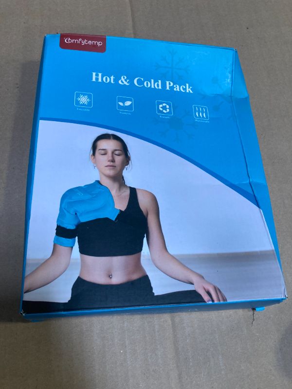 Photo 1 of Comfytemp Shoulder Ice Pack Rotator Cuff Cold Therapy Wrap, FSA HSA Eligible, Ice Packs for Injuries Reusable Gel, Instant Compression for Shoulder Pain Relief, Surgery Recovery Gifts (Large)
