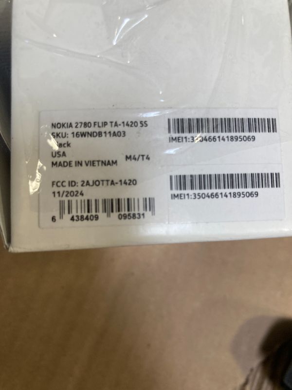 Photo 1 of Nokia 2780 Flip | Unlocked | Universally Compatible with All Mobile Carriers | Black
