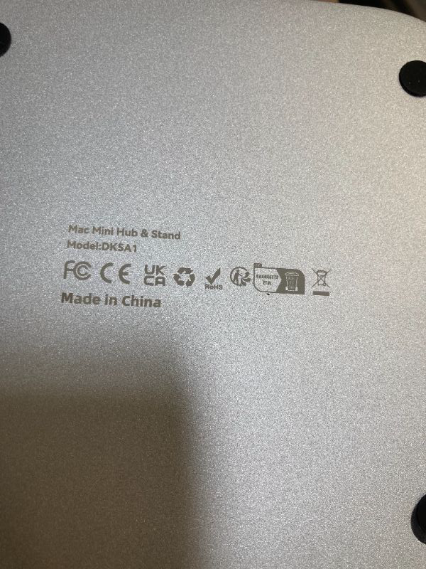 Photo 1 of Mac mini M4 Dock, Aluminum Stand and HDMI Hub for Mac mini M4 and M4 Pro 2024 with M.2 NVMe/SATA SSD Enclosure, 4K60Hz HDMI,10G USB A/C, 5G USB A*2, USB-C Charge, SD/TF, Audio