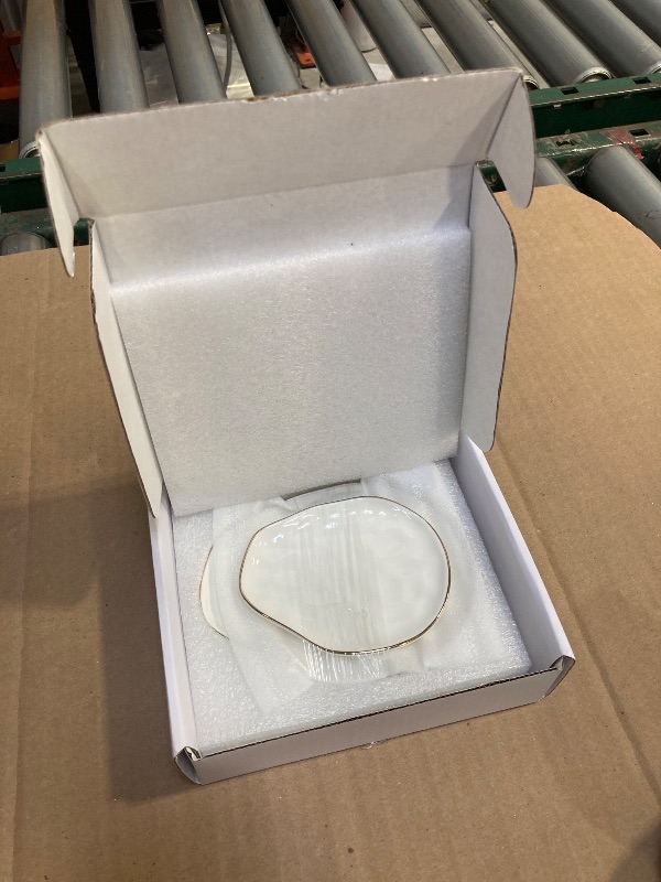 Photo 1 of AISBUGUR Jewelry Dish Set of 2, Large Jewelry Tray for More Jewelry Ring Dish Jewelry Bowl with Beautiful Package and Greeting Card Perfect for Birthday Gifts for Women