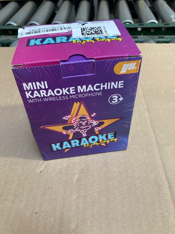Photo 1 of YLL Mini Karaoke Machine with 2 Wireless Microphones, TOP Kids Gifts for Girls Ages 3, 4, 5, 6, 7, 8, 9,10,11,12 +Year Old, 4-12 Years Old Birthday Toy Gift for Girls Boys Party (Purple)