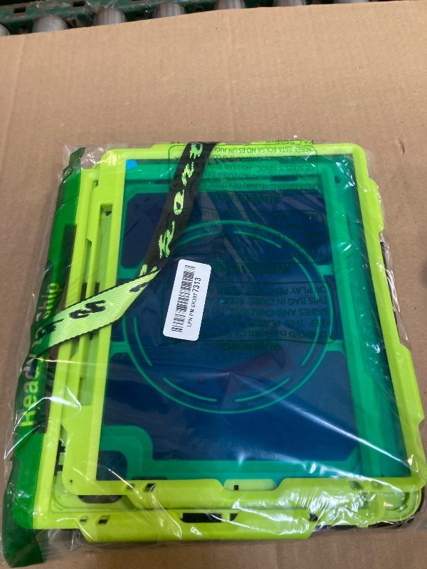 Photo 1 of Timecity iPad Pro 12.9 Case 6th/5th/4th/3rd Gen, 360° Rotating Stand, Pencil Holder & Wireless Charging, Shockproof with Screen Protector & Shoulder Strap - for Designers & Professionals - Green
