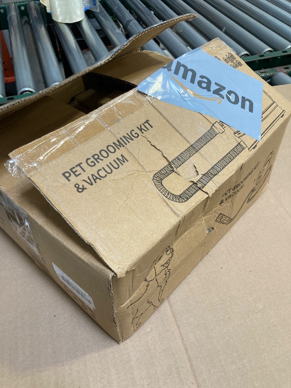 Photo 1 of 8VR Dog Grooming Kit, Pet Grooming Vacuum with Pet Clipper Nail Grinder, Dog Hair Vacuum with 6 Pet Grooming Tools for Dogs Cats Shedding Grooming