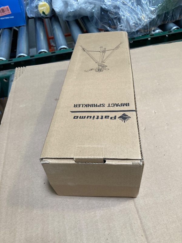 Photo 1 of Pattiumo Sprinklers for Yard, 360° Tripod Sprinklers for Yard Large Area, 3/4" Connector Lawn Sprinkler, Adjustable Height 16-37”, Water Sprinkler for Lawn/Garden/Patio, 1Pack