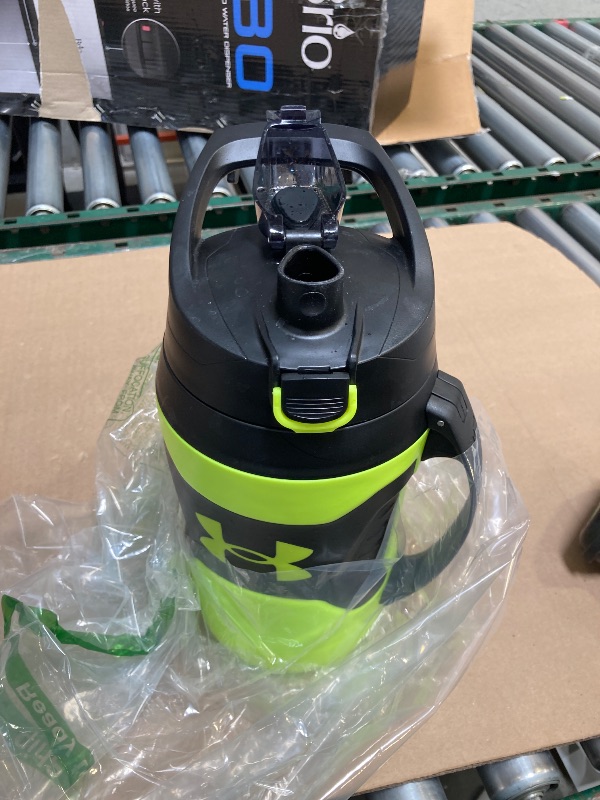 Photo 1 of Under Armour Half Gallon Water Bottle Insulated, 64oz Insulated Water Bottle with Handle, Sports Water Jug, Fence Hook, Leak Resistant, for Baseball, Football & More