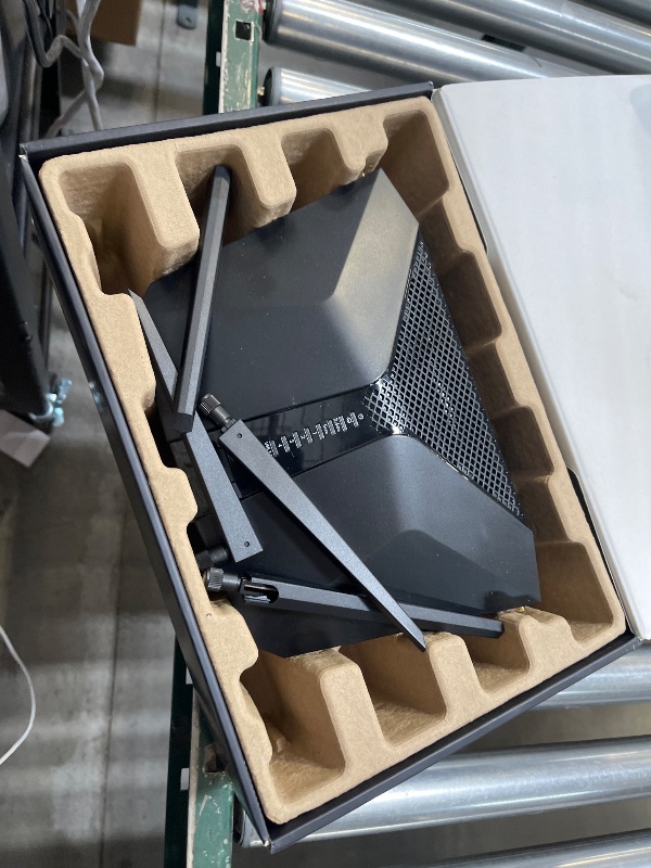 Photo 1 of NETGEAR Nighthawk 6-Stream Dual-Band WiFi 6 Router (RAX54S) – Security Features, AX5400 Wireless Speed, Up to 5.4 Gbps, Covers up to 2,500 sq. ft., 25 Devices - 1-Year Armor Subscription Included