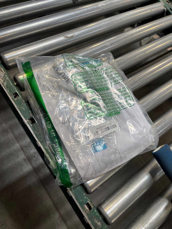 Photo 1 of Amazon Basics Roll-Up Travel Zipper Storage Bags, , Multiple, Clear