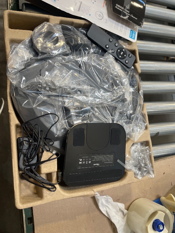 Photo 1 of Tikom Robot Vacuum and Mop Combo, 5000Pa Robotic Vacuum Cleaner, 150 Min Max, App & Remote Control, Ideal for Hard Floor, Carpet, Pet Hair, Self-Charge(G8000 Max)